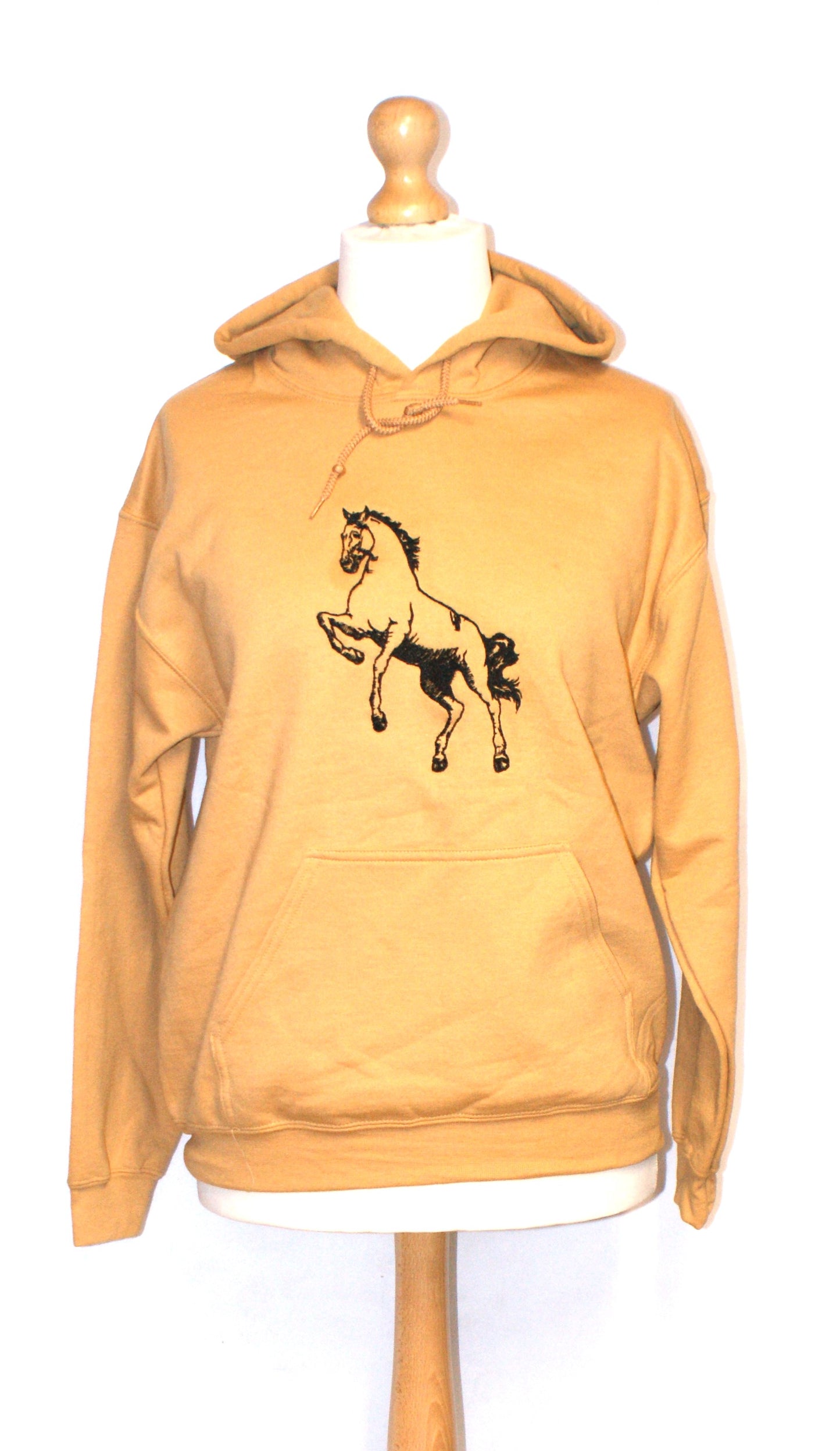 Embroidered Horse Hoodie, Sweatshirt